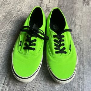 Vans Era Neon Green Gecko Skate Sneakers Men’s Size 10